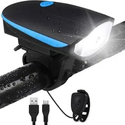 highrider Front Cycle Light Horn(Blue) USB Rechargeable LED Bell-picture-46
