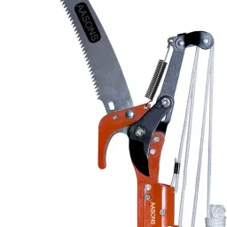 2-Way Long Reach Extendable Trimmer Pole Pruner Sawing &Shearing Lopper Fruit Picker Harvester Trimming Clipper Bypass Pruner-2
