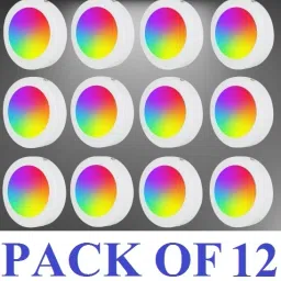 LED 10WATT Pack of 12 Round Surface Down Light Panel Light Recessed Ceiling Lamp-image-81