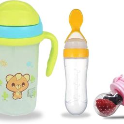 Soft Straw Feeding Sipper Anti Spill for Kids With Fruit Feeder And Soother - Made of Food-Grade Material, 100% free of BPA-image-31