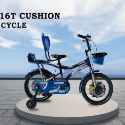 Kids Zone Bicycle for Ages 4-6 Years with Cushioned Carrier and Support Wheels 16 T (inch) Road Cycle-image-31