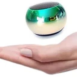 laxmi gold Mini Boost Bluetooth Music Speaker Metallic Body Round Speaker 5 W Bluetooth Party Speaker-6