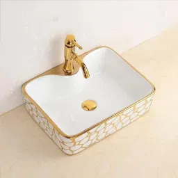Gloden 116 GLOSSY FINISH GOOD QULITY/DESIGNER TABLE TOP/WASH BASIN Table Top Basin-image-40