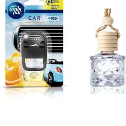 Car Perfume Citrus Ac Vent Combo Pack with Essential Oil air freshener hanging Diffuser-1
