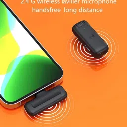RZON Wireless mike ios and type c Mobile Camera Microphone image 3