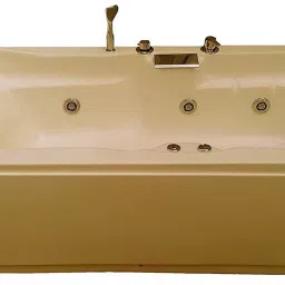 Elegant 6 Ft Bathtub with Jacuzzi Massage and Filler System - Ivory Free-standing Bathtub-image-92