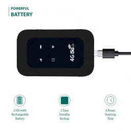 FXD 4G LTE Wireless Battery Dongle - Multi-Network SIM Support Data Card image 4