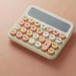 12 Digit Large LCD Display and Simple Buttons,Creative Colorful Candy Basic Calculator-3