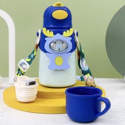 Insulated Stainless Steel Hot and Cold Sipper Water Bottle For Kids-500ml-image-81