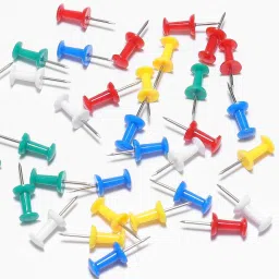 Multipurpose Smart Desk Buddy Box | Includes Push Pin, Paper Pin, Binder Clip, Magnet Button, Key Ring | Ideal For Notice Board, Paper, School, Office, Home Pins-image-10