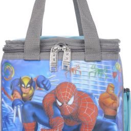 Waterproof Spiderman 3D Printed School Lunch/Tiffin Bag (Sea Green) Waterproof Lunch Bag-picture-16