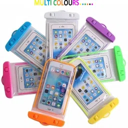 Pouch for Rain proof Mobile Pouch Touch Sensitive Water Pouch Upto 6.7 Mobiles Phone-image-74