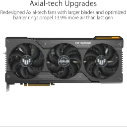 ASUS TUF Gaming Radeon RX 7900 XTX OC Edition GDDR6 24 GB AMD/ATI Chipset 384 bit 2615 MHz Graphics Card image 2