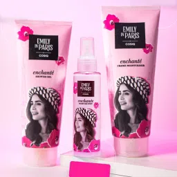 Gift Set: Emily Enchante Fragrance Body Mist, Shower Gel & Moisturizer for Glowing Skin For Women-24