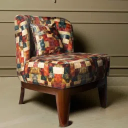 timberly Malena Fabric Slipper Chair in Multi Colour-picture-8