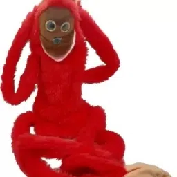 a sarkar magic world VENTRILOQUISM MONKEY PUPPET (RED) / VENTRILOQUIST TALKING MONKEY PUPPET Hand Puppets image 2