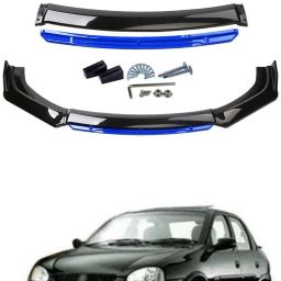 Car Front Bumper Spoiler Splitter Body Kit Side Skirt Front Bumper Guard 449 Matte, Glossy Opel Corsa Front Garnish-image-81