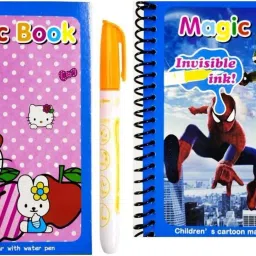 Reusable Magic Water Coloring Book with Magic Pen for Kids (Pack of 2)-image-46