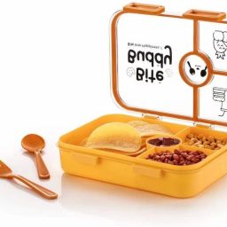 Bitebuddy_LunchBox_Yellow 4 Containers Lunch Box-image-93