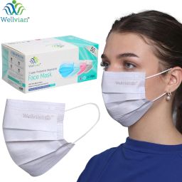 Face Mask Adjustable Nose Pin White-50pcs Reusable, Washable, Water Resistant, Non-Washable, Non-Reusable-90