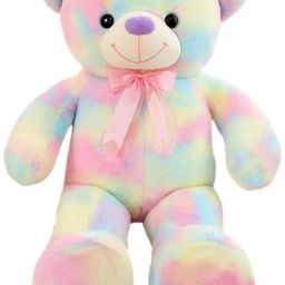 Soft Toy Standing Rainbow Teddy Bear Plush Toy Gift for Girls- 40 cm-7