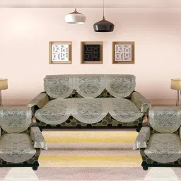 5S Sofa Cover with Arm Cover Beige Sofa Fabric-image-49