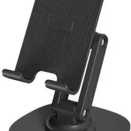 ELV DIRECT Adjustable Phone Stand for Desk 360 Rotating Foldable Cell Phone Mobile Holder Mobile Holder-0