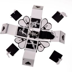 Explosion box for valentine's day , birthday or anniversary , gift box for any occasion Greeting Card-15