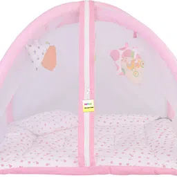kwitchy Cotton Infants New Born Baby Mosquito Net Bed with Cushioned Pillow Mosquito Net-picture-40