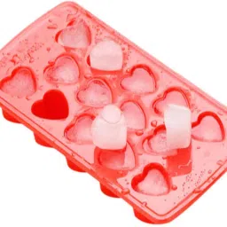 Heart-shaped Ice Cube Tray – Flexible & Easy-release Mould | Multicolor Plastic Ice Cube Tray-image-6