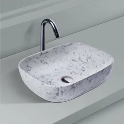clayplus PREMIUM GRADE CERAMIC TABLE TOP WASH BASIN ( 13 * 18 ) Table Top Basin-picture-0