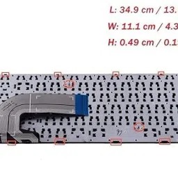WEFLY Keyboard Compatible for HP 15-E 15-N 15-G 15-R 15-A 15-S 15-H 15-F TPN-Q118 Laptop Keyboard Replacement Key image 2