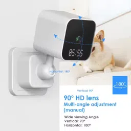 secureeye 3MP FHD WiFi Plug&Play Clock Camera 128GB Memory Card Support Security Camera image 5