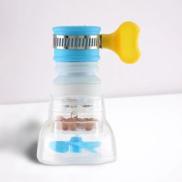 (PACK 2)Plastic 360 Degree Adjustable Extension Filter Water Tap for Bathroom Faucet Nozzle-8