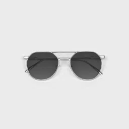 Toughened Glass Lens Retro Square Sunglasses (Free Size)-picture-13