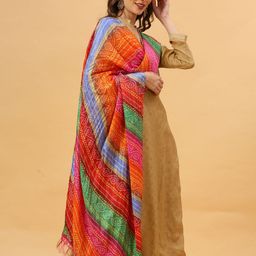 Dupatta Bazaar Bandhani Printed Dupatta image 5