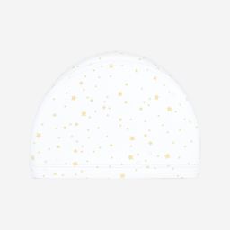 Kids Swim Cap Coated Mesh Printed Fabric Star White-image-60