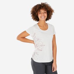 quechua Women Hiking Breathable T-shirt - NH500 White-picture-34