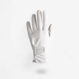 fouganza Women Horse Riding Gloves 500 White-picture-35