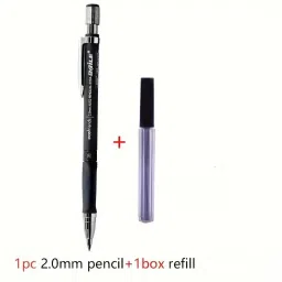 2.00mm Mechanical Pencil with 1 Lead Pencil (Set of 1, Black) Pencil-image-21