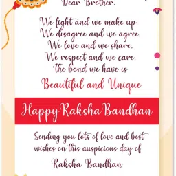 ecraftindia Designer D858P6C6 Assorted RakhiSet image 4