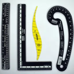 L Square armhole curve Designer curve Straight scale combo 4 Drafting Kit-image-46