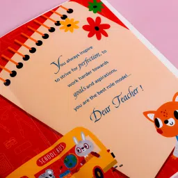 To Dear Teacher Greeting Card with Sipper Greeting Card-10