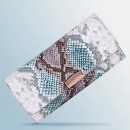 Women Casual Grey Artificial Leather Wallet-image-39