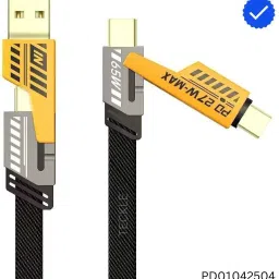 TECKLE 4-in-1 Cable 1.5 A 1 m Metal pd-27w-max-cable-01042507-image-1