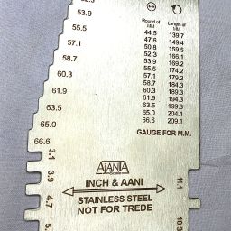 Bangle sizes for measuring Bangles Size for jewellery manufacturer Radius Gauge-24