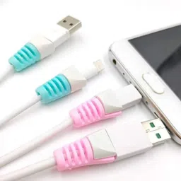 Crysendo Flexible Spiral Tube Cable Protector (Pack Of 4) Cable Protector-image-46