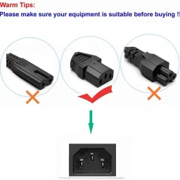 Civon Power Cord 10 m 10 Meter Computer Power Cable Cord for Desktops PC and Printers/Monitor image 2