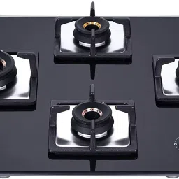 Hob 4 Burner Gas Stove-3 Mini Triple Ring &1 Double Ring Brass Flexi AB HCT 460 Glass Automatic Hob-picture-19