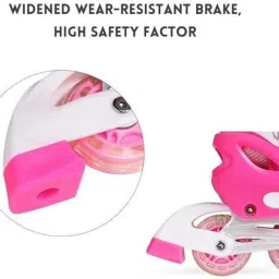 countrylink New Inline Skating Adjustable Roller Blades with LED Flash Light on Wheels image 4